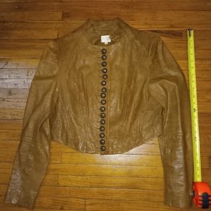 Golde leather military style jacket.